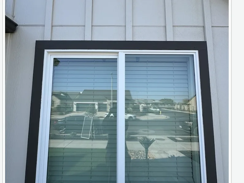 After: a home window and its track